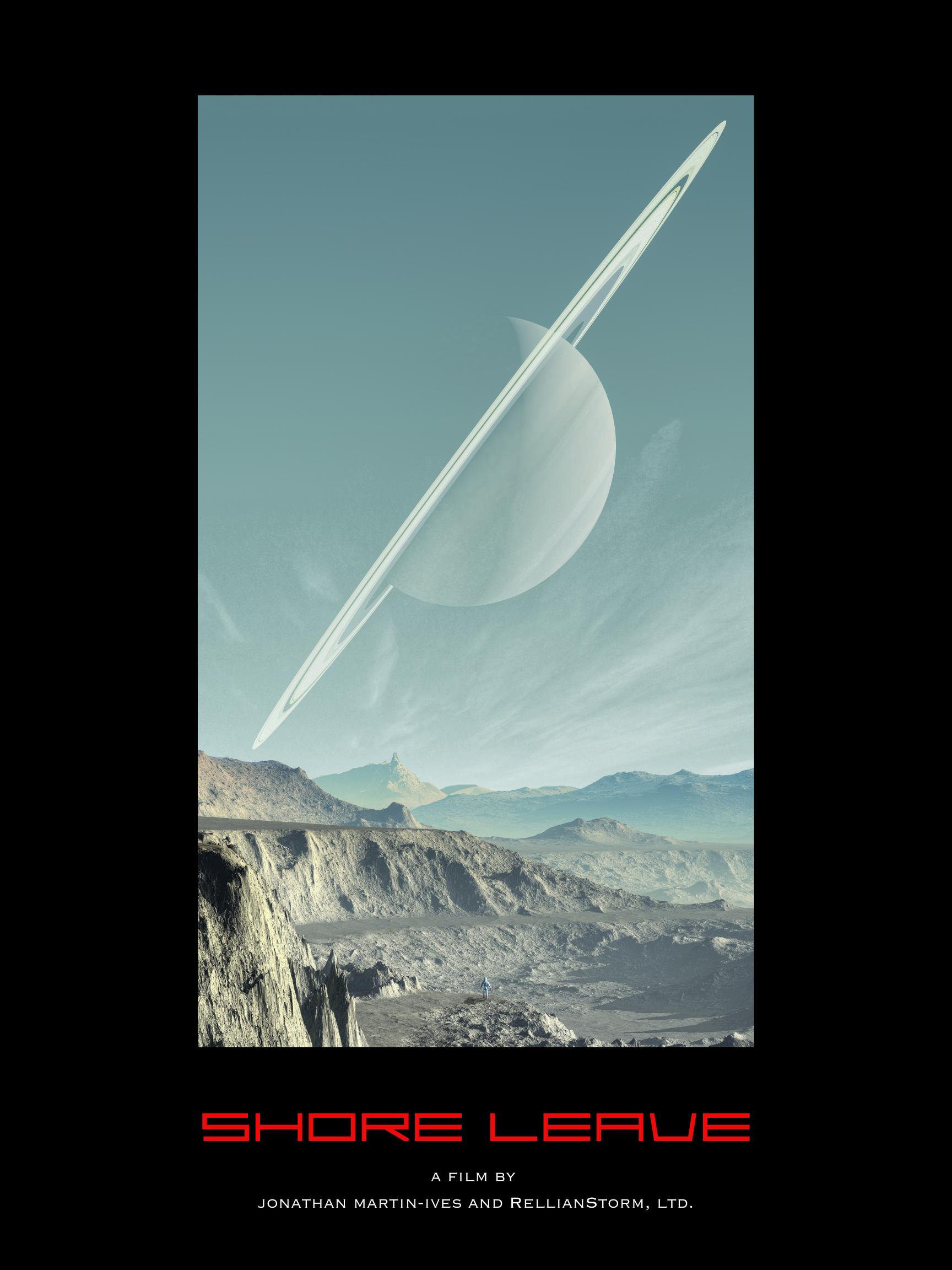 Jonathan Martin-Ives, Founder of RellianStorm Cinema presents Short Leave sci-fi short film poster by RellianStorm Cinema